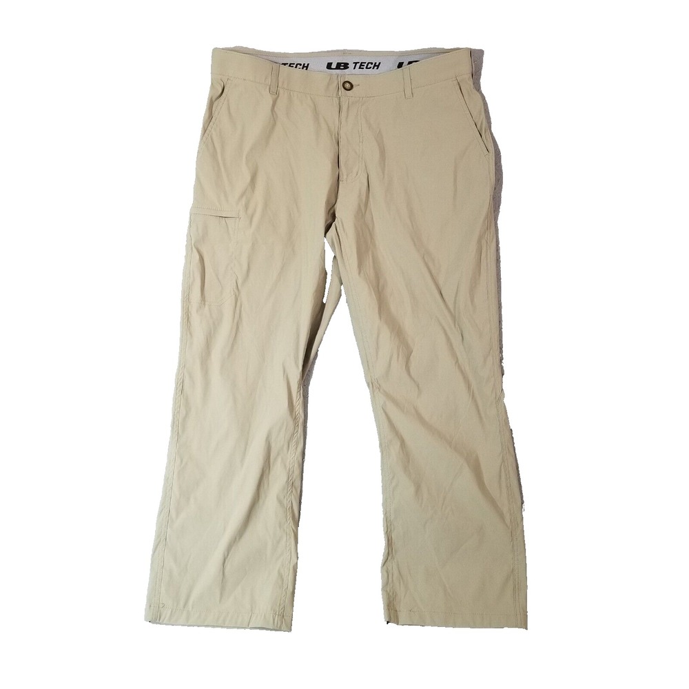 UB Tech pants men's 40 x 30 comfort waist flex stretch beige Dri-Fit outdoor